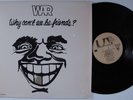 WAR Why Can't We Be Friends? UNITED ARTISTS LP VG+ with poster a