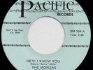The Monzas Hey I Know You Northern Soul Carolina Beach Pacific HEAR IT