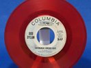 SUPER  RARE  Bob Dylan Subterranean Homesick Blues RED Vinyl Promo 45rpm VG+/G