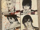 Generation X King Rocker 4 45's W/pic sleeves & 4 Color Vinyl Original 1979 EX/E