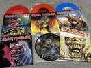 Iron Maiden - Picture Disc Red Blue Vinyl 7” lot. The Trooper Purgatory