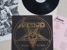 VENOM - Welcome To Hell LP - UK first press. 1981 Neat Rec. Poster, Lyric sheet