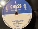 Rock N Roll 78 Rpm Chuck Berry On Chess #1604 Maybellene/Wee Wee Hours