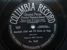 1906 Billy Murray Columbia one sided 78rpm record,  Listen to clip