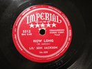 BLUES LIL SON JACKSON How Long IMPERIAL 5312 EE+  TEXAS Blues