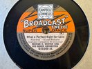78Rpm Hot Dance, Marius B Winter w Bowlly 'What a Perfect Night for Love' B/Cast