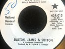 Dalton,James & Sutton northern soul vinyl single . RUN BABY promo