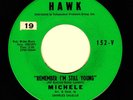 MICHELE   REMEMBER I'M STILL YOUNG   RARE 1964 TEEN GIRL GROUP    HAWK 45