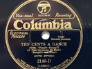 Ruth Etting 78 RRPM - Ten Cents A Dance / Funny Dear, What Love Can Do - E