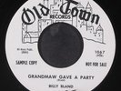 BILLY BLAND: grandmaw gave a party / whats that OLD TOWN 7