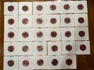BEATLES Near Complete Set 29 Unplayed Capitol JUKEBOX Color Vinyl 45 7