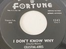 CELESTIAL-AIRES  MEGA 45 DETROIT R&B GOSPEL SOUL ON FORTUNE LBL I DON'T KNOW WHY