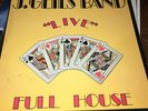 Vintage Vinyl J. Geils Band Live Full House 1972 Mint Condition