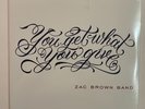 ZAC BROWN BAND YOU GET WHAT YOU GIVE SEALED VINYL (2015, ATLANTIC REISSUE)