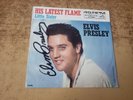 HAND SIGNED 1960s VG++ Elvis-His Latest Flame/LITTLE SISTER SLEEVE ONLY 45