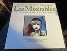 1985 LES MISERABLES Broadway Album 2x LP Geffen GHS 24151 Theater Soundtrack NM