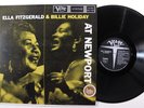ELLA FITZGERALD & BILLIE HOLIDAY At Newport VERVE LP NM c