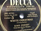 78 rpm Decca 23778, Bing Crosby, White Christmas, Rest Ye Merry Gentlemen E