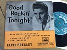 Elvis Presley: Good Rockin’ Tonight  EP HMV 7EG 8256: EX  7” Vinyl Free UK Post