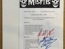 Signed Misfits LP - Cuts From The Crypt: 1996-2001 Rare White Label Promo