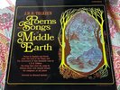 J R R Tolkien Poems & Songs of Middle Earth 1967  LP Caedmon TC 1231