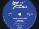 GREG HENDERSON Dreamin  UK *only* 7
