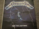 Metallica Ride The Lightning 1st Elektra Press. Red Black. Vinyl NM. Sleeve NM.