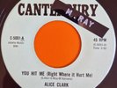 ALICE CLARK - You Hit Me (Right Where It Hurts Me) - 60's NORTHERN SOUL -70's RE