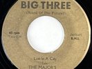 THE MAJOR'S Lost In A City Big Three Northern Soul Majors 45 HEAR