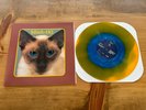 BLINK 182 Cheshire Cat BLUE BLOB COLOR LP _ not enema of the state dude ranch