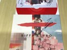 SIGNED-BIFFY CLYRO-RED VINYL LP-THE MYTH OF HAPPY EVER AFTER-SIGNED SLV+PRINT-MU