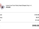 Taylor Swift Lover (Live From Paris) Heart Shaped Vinyl IN HAND 4X