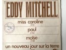 EDDY MITCHELL - RARE POCHETTE FRENCH EP PROMO 45T BARCLAY 71388 MISS CAROLINE