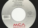 LEE ANN WOMACK - I Hope You Dance - NM 2000 Country Vinyl 45 7