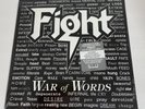 FIGHT  WAR OF WORDS ROB HALFORD GRAY, BLACK & WHITE MARBLE LP LTD 300 SEALED OOP
