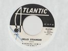 BARBARA LEWIS Hello Stranger 45 RECORD RARE DJ PROMO 1963 SOUL FUNK