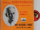 Furtwängler. Beethoven (Symphony 5). HMV ALP 1195. NM(-)