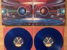 ELO Out Of The Blue 1977 1st press blue vinyl intact spaceship poster near mint
