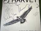 P J Harvey Signed 7” I Inside Old Year Dying Live Paris Red Vinyl Limited 100