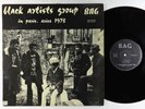 Black Artists Group - In Paris, Aries 1973 LP - BAG France - Rare Free Jazz OG