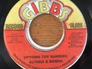 Althea & Donna Uptown Top Ranking 45 rpm Vinyl 7