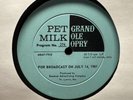 Rare Grand Ole Opry Patsy Cline -Live Fall to Pieces- Pet Milk Broadcast LP #275