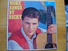 RICKY NELSON   MORE SONGS BY RICKY  POSTER 196O MONO LP   RECORD  EX   COVER NM