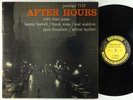 Thad Jones - After Hours LP - Prestige - 7118 Mono DG RVG 446 W 50th