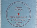 RARE French LP MOZART piano concerto MARCELLE MEYER LP DISCOPHILES DF 37