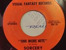 SORCERY - Living On The Run private press Very  Hard ROCK  45 7