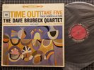 THE DAVE BRUBECK QUARTET Time Out LP 1961 STEREO 6-EYE Vinyl PAUL DESMOND Jazz