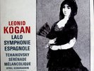 `LEONID KOGAN  LALO SYMPHONIE  ESPAGNOLE TCHAIKOVSKY,KONDRASHIN  VINYL LP