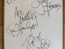 Kiss Victor promo signatures sheet 1977 Japan
