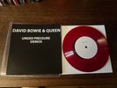 DAVID BOWIE & QUEEN  - Under Pressure  Demo / Outtakes  Lathe cut Red Vinyl no 6